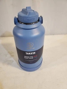 Bouteille d'eau Takeya 64 oz bleu - Photo 1/8
