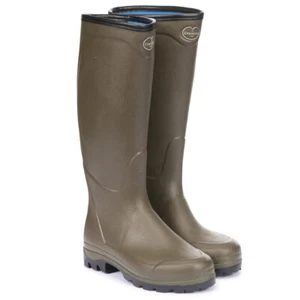 Le Chameau Country Cross Neo Wellingtons Rubber Boots Wellies Vert Chameau