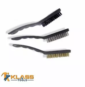 Juego de cepillos de alambre de 3 piezas de 9" de KlassTools - Imagen 1 de 3
