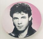 Vintage Rick Springfield 1983 Concert Picture Pinback Button Pink 1.75?