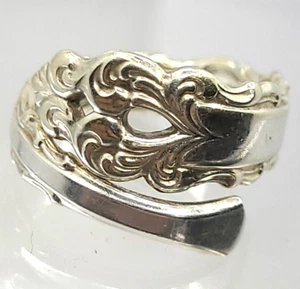 Sterling Silver Spoon Ring Golden La Strada 1972 International Silver Size 6.5 - Picture 1 of 13