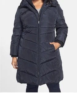 Jessica Simpson Women's Winter Down parka puffer quilted coat jacket plus 1X US - Picture 1 of 12