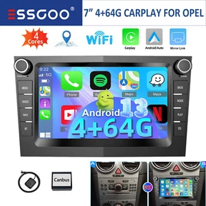 4+64GB Für Opel Astra G H Zafira B Corsa C D Android 13 Autoradio BT GPS Carplay - Bild 1 von 15
