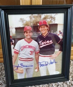John Franco Frank Viola Autograph Framed 8x10 With Cert - Picture 1 of 1