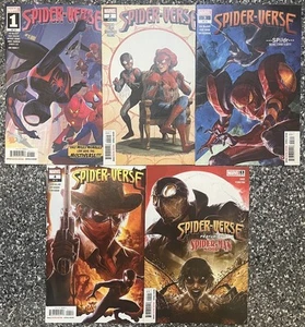 MARVEL COMICS SPIDER-VERSE #1 - 5 2019 Beaucoup de premières apparitions NM - Photo 1/5