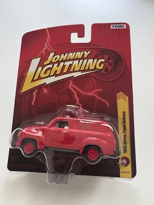 Johnny Lightning TOMY Boston Fire Dept. 1950 Chevy Panel Delivery Red R26 - Image 1 of 3