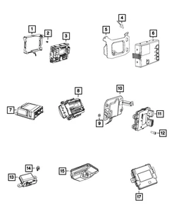 Genuine Mopar Awd Driveline Module 68423109AA - Picture 1 of 1