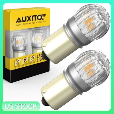 AUXITO - 1156/7506 LED Bombilla Ámbar - Bombilla LED Super Brillante (Contiene 2 Bombillas) Foto 1 de 4