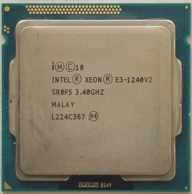 Intel Xeon E3-1240 V2 LGA1155 CPU Processor 8M Cache 3.40 GHz SR0P5 - Image 1 of 2