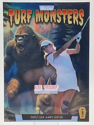 Wild Card Turf Monsters Kai Trump 1/1 Golf 2025 Foto 1 de 2