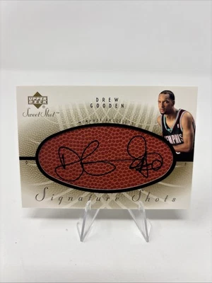 2002-03 Drew Gooden Upper Deck Sweet Shot Signature Shots Autograph #DG Auto RC - Image 1 of 2