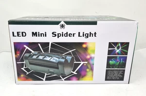 Mini Spider Light DMX LED Stage Lighting Effect Unit UK Plug - Unopened - Picture 1 of 2