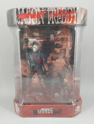 Jason Voorhees & Freddy Krueger pacote com 2 filmes maníacos McFarlane brinquedos 1999 - Imagem 1 de 4