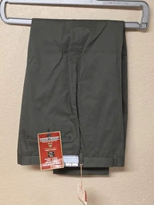 Pantalones de trabajo JC Penney vintage sin usar verde oscuro para hombre 36x29 ¿militares? Pantalones - Imagen 1 de 5