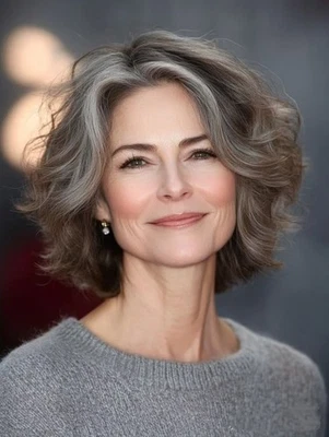 Pelucas para mujer Highlight Brown Bob rectas 100 % cabello humano encaje delantero Foto 1 de 2