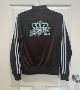 ADIDAS Missy Elliott Respect Me Track Jacket Brown Womens Size Medium - Picture 1 of 9