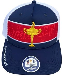 2025 Ryder Cup Bethpage Black Limited Edition Hat Ahead Hugo Mesh Trophy USA ⛳️ - Picture 1 of 11