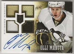 2013-14 Panini Prime Jersey Auto Rookie #177 Olli Maatta 170/199 Pittsburg - Picture 1 of 2