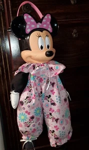 Vtg Homemade Minnie Mouse Candy Costume Children Girl's Basket Bucket Distressed - Picture 1 of 20