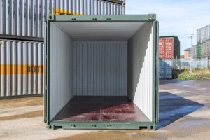 20`DV See-/Lagercontainer, neuwertig, one way. 20 ft Container. Farbe: RAL 6007 - Bild 1 von 11