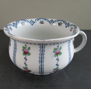 Antique Keeling & Co Losolware Floral Chamber Pot Planter Jardiniere - Imagen 1 de 9