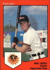 1989 Hagerstown Suns ProCards #270 Mike Eberle