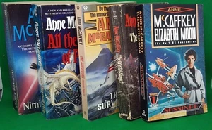 Anne McCaffrey FIVE UK 1st/1st Paperbacks inc Weyrs of Pern & Nimisha's Ship - Picture 1 of 11