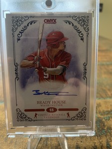 2022 Onyx Vintage Extended Brady House Blue Ink Auto Nationals /400 RARE