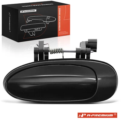 Manija de puerta exterior negra lisa conductor trasero para Kia Sephia 1998-2000 Spectra Foto 1 de 4