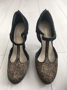 M&S autograph exclusive calf skin Mary Jane shoes U.K. Sz 4.5 Ladies - Picture 1 of 12