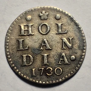 NETHERLANDS 1730 HOLLAND 2 STUIVERS KM48 - Bild 1 von 2
