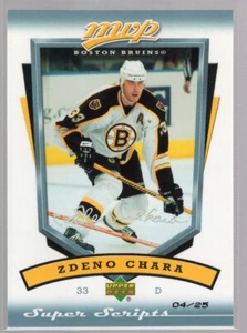 * 2006-07 Upper Deck MVP - Super Script - ZDENO CHARA [04/25] - Picture 1 of 2