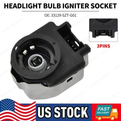 For 11-16 Honda CR-Z Xenon Ballast HID Light Bulb Igniter Socket 33129-SZT-G01 - Image 1 of 4