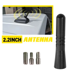 1/2 Set Universal 2.2INCH/5.6CM Antenna Short Aerial Roof Stubby Bee Sting Black - Picture 1 of 11