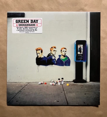 GREEN DAY Shenanigans B-Sides & Rarities LP 2009 US Black Vinyl  RARE NEW SEALED - Image 1 of 4