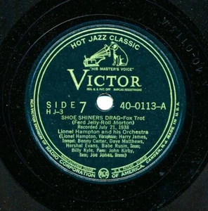 Lionel Hampton und sein Orchester auf Victor 40-0113 - Schuhputzer ziehen - Bild 1 von 1