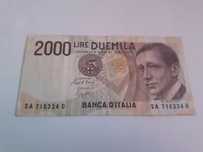 Italy 1990 Lire Duemila SA 716334 G Banknote