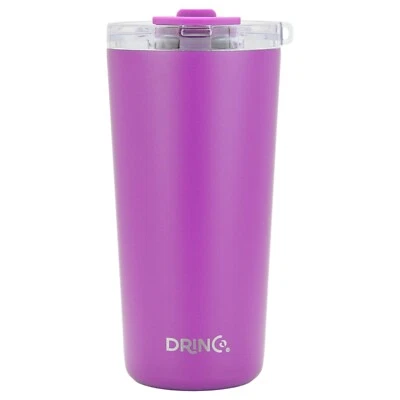 DRINCO 20 oz Stainless Steel Tumbler Insulated Coffee Cup Travel Mug With Straw - Image 1 of 2