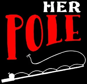 Her Pole Angeln Bügeltransfer für T-Shirt & andere helle Stoffe #16 - Bild 1 von 4