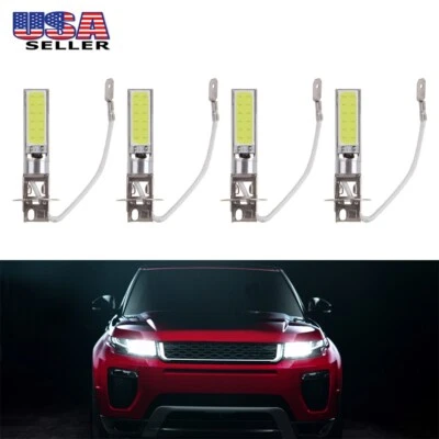 4x Car High Power H3 60W LED Xenon Ultra White 60W Fog Light SMD lamp 6000K - Image 1 of 4