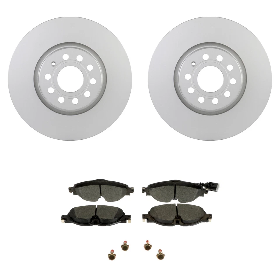 Kit de pastillas de freno de disco de cerámica azul rotores delanteros Bosch de 312 mm para Audi A3 TT Quattro Foto 1 de 1