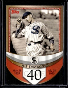 2007 Topps #JDSF40 Joe DiMaggio DiMaggio Streak Before the Streak - Picture 1 of 2