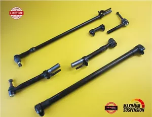 XRF Inner Outer Tie Rod Drag Link STEERING KIT F250 F350 4x4 Lifetime Warranty - Picture 1 of 14
