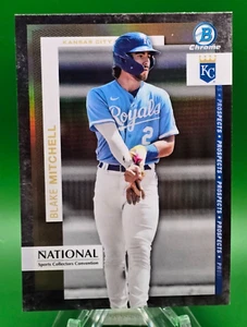 Blake Mitchell 2024 Topps Bowman CONFEZIONE ARGENTO NAZIONALE CROMATA ESCLUSIVA - Foto 1 di 2