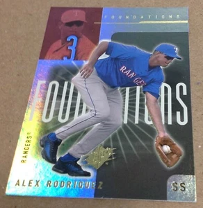 ALEX RODRIGUEZ 2001 Upper Deck  SPx Foundations Card #F3  NM-MT Condition - Picture 1 of 2
