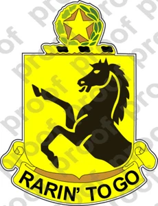 AUFKLEBER US ARMY UNIT 112th Armor Regiment - Bild 1 von 1