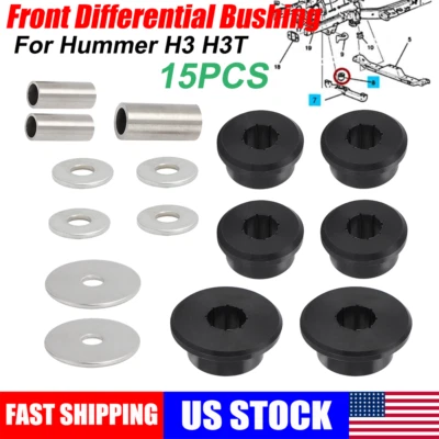 Polyurethane For Hummer H3 H3T Front Differential Mount Bushing Set (3 Location) - Image 1 of 4