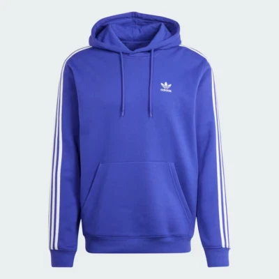 Adidas Adicolor Classics 3-Stripes Hoodie Energy Ink IR9871 M NWT - Image 1 of 4