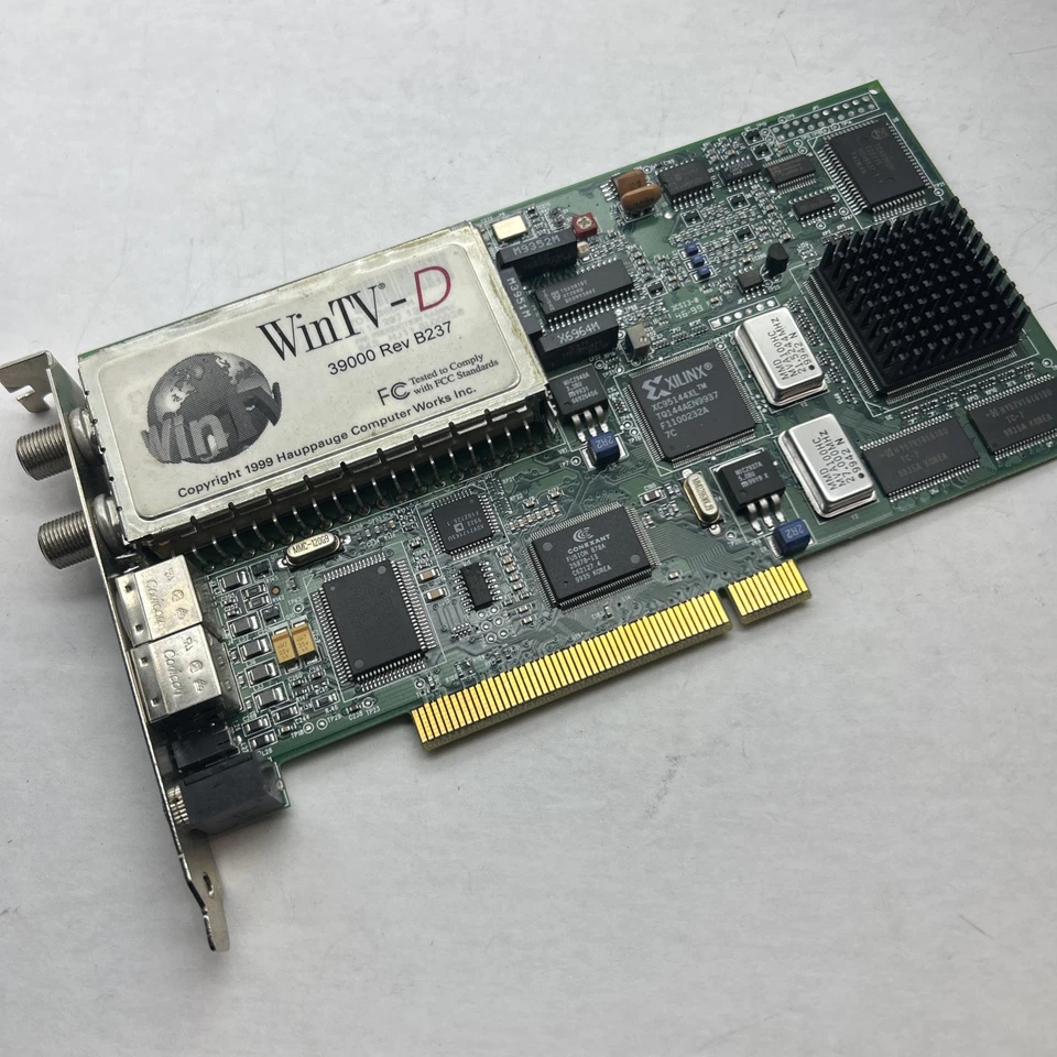 Hauppauge WinTV-D 39000 REV B237 PCI TV Tuner Video Capture Card only - Image 1 of 4