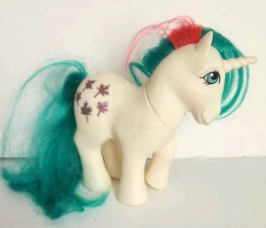 My Little Pony MLP Vintage Unicorn Gusty glittery symbols G1 - Bild 1 von 4